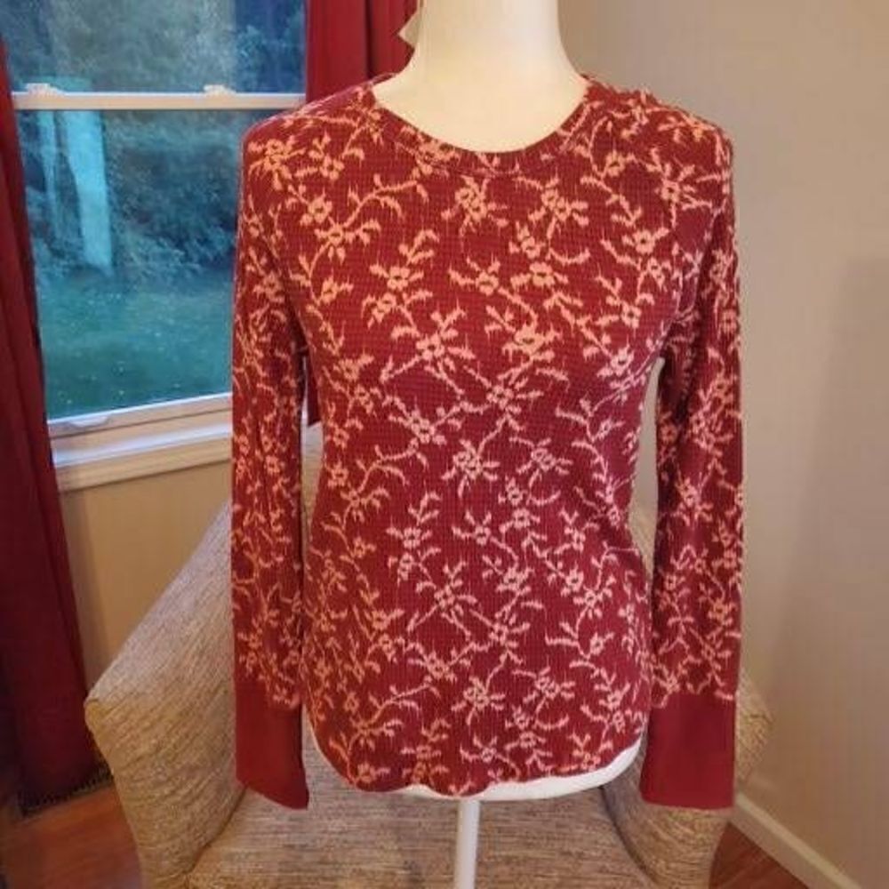 NWT Knox Rose Maroon Henley Size XS